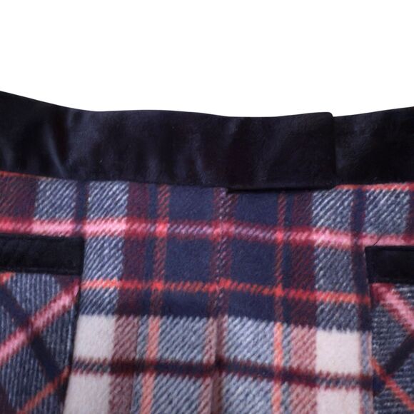 Deadstock Tommy Hilfiger Wool Skirt Plaid Red White Blue Pockets US2 UK4 Small - Picture 6 of 6